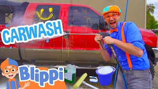 Can You Carwash Like Blippi?🧼🚗 | Blippi Vehicles | Clean & Good Habits | Educational Videos for Kids