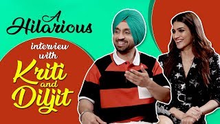 Diljit Dosanjh & Kriti Sanon hilarious interview | Arjun Patiala | CineBlitz