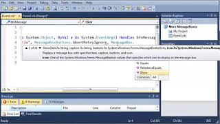 Visual Basic Tutorial 40 MessageBox Input