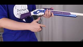 UDL M1887 Lever Action Shotgun Foam Blaster demonstration