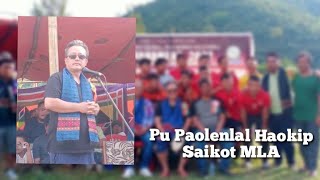 Pu Paolenlal Haokip Speech- M. Gangpijang Footbal \u0026 Volleybal Tournament 2022 Closing Ceremony