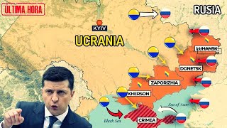 Impactante desarrollo en el mapa de guerra de Ucrania: ¡Rusia se retira por completo de 14 regiones!