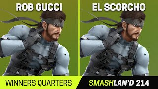 SmashLAN'd 214 Winners Quarters - Rob Gucci (Snake) vs El Scorcho (Snake) - SSBU Tournament