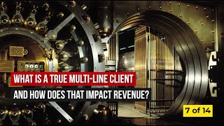 What is a true multi-line client and how does that impact revenue?