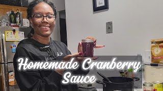 Homemade Cranberry Sauce