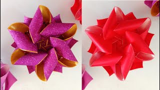 สอนพับเหรียญโปรยทานแบบใหม่ ลายดอกเข็มพิกุลทรงกลมขนาดเล็กจิ๋ว .. Top5T Ribbon Art