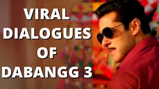 Best dialogues of Dabangg 3 Trailer | Salman Khan