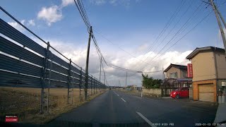 山形県鶴岡市荒井京田【4Ｋ車載動画】20200113