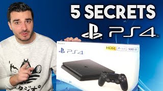 5 SECRETS CACHÉS SUR LA PS4!