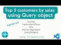 Top 5 customers by sales using query object in business central | bc tutorial | complete BC tutorial