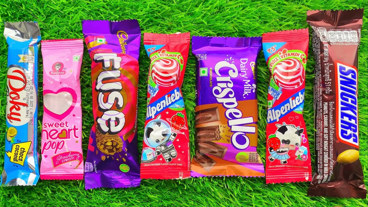 Satisfying Asmr Candy Unboxing Lollipops Chocolate Gummy Treats