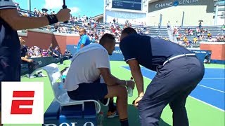 2018 US Open analysis: Nick Kyrgios gets pep talk from umpire | ESPN