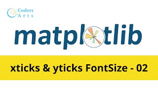 Change xticks and yticks of font size - 02 | Matplotlib Tutorial