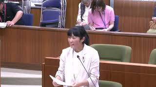 令和６年６月議会一般質問（1番　島幸恵議員）