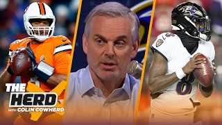 Broncos bench Russell Wilson for final two games, why Lamar Jackson is clear MVP | NFL | THE HERD