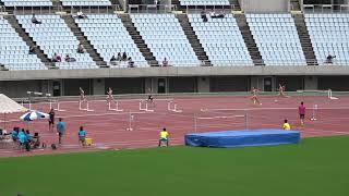 Nat'l Corp2018 Women's 400mH heat2 Sayaka AOKI59.32 青木沙弥佳 齋藤真佑 野村有香