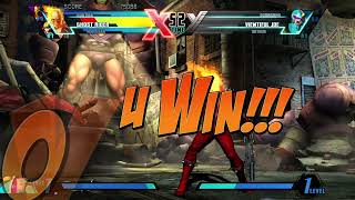 Requested ULTIMATE MARVEL VS. CAPCOM 3 Iron Man/Ghost Rider/Morrigan Arcade Gameplay