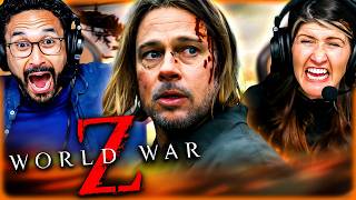 WORLD WAR Z (2013) MOVIE REACTION - ARE THESE THE SCARIEST ZOMBIES EVER?!
