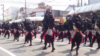 京都チーム「櫻嵐洛」　高知よさこい2016升形1日目