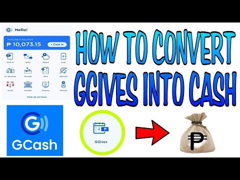 How To Convert GCash GGives Into Cash || GCash GGives - YouTube