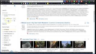 Using Explora in Badgerlink