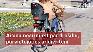 Aicina neaizmirst par drošību, pārvietojoties ar divriteni