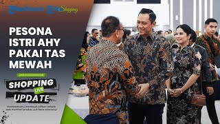 Tenteng Tas Mahal, Intip Penampilan Annisa Pohan saat Dampingi AHY Kerja, Anggun Pakai Dress Batik