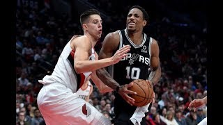 San Antonio Spurs vs Portland Trail Blazers - Full Highlights | Feb 7, 2019 |