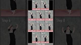 सीखिए - Dance के 10 Basic Steps बिना पैर चलाए  || महिलाओं के लिए || Beginners Course || #shorts
