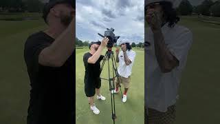 Yelawolf almost gets his nose bitten off my a snapping turtle on the golf course