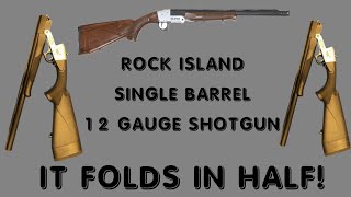 Rock Island Armory Traditional Single-Shot Shotgun 12 Gauge!