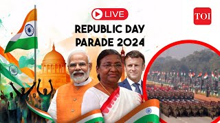 LIVE: Republic Day Parade 2024 | PM Modi, President Murmu, Macron join Republic Day Celebrations