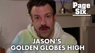 Twitter wonders if Jason Sudeikis was high for Golden Globes award speech | Page Six Celebrity News