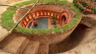 Dig To Build Most Awesome Underground Swimming Pool And Underground House