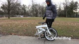 Dahon Mu P8 Folding Bike - How to Fold and Unfold