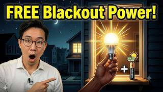 Power LED Lights for FREE During a Blackout (Simple Trick Nobody Knows)