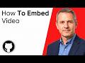 How To Embed Video on GitHub