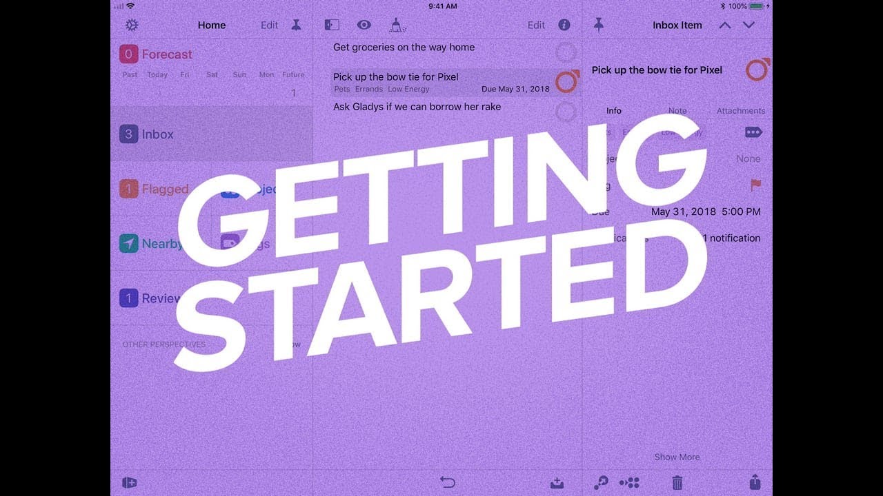 Getting Started With Omnifocus 3 For Ios Youtube