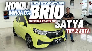 Honda Banting Harga⁉️Review Honda Brio 1.2 Type E Satya Terbaru 2024