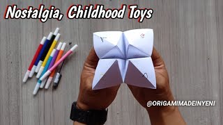 How to make a paper Fortune Teller, Easy Origami