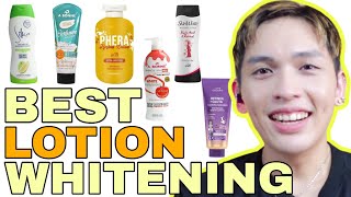 BEST AFFORDABLE WHITENING LOTION BRANDS I'VE TRIED | SIR LAWRENCE