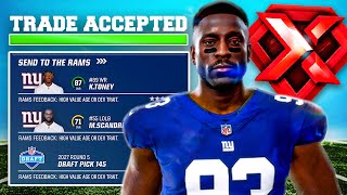 I made a CRAZY TRADE on DRAFT DAY...Madden 23 Giants Franchise Offseason