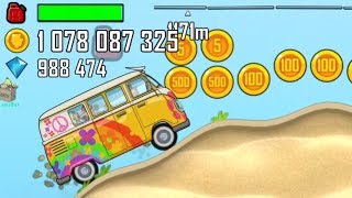 Hill Climb Racing🚖HAPPIE VAN Beach Map*Gameplay make for Kid#170
