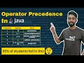 Operator Precedence In Java With Example | Java Tutorial for beginners