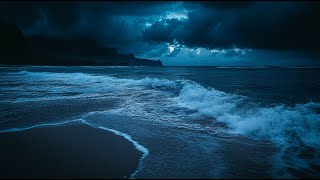 Night Ocean Waves for Emotional Relief | Gentle Sea Ocean Sounds for Sleeping and Inner Healing