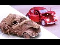 Recuperação de um Volkswagen Fusca Toy antigo| Restaurando Coisas velhas