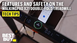 Safety and Settings on the WalkingPad X21 Double-Fold Treadmill – Tech Tips from Best Buy