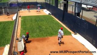 Giants LHP Eric Surkamp warming up in the bullpen for the Double A Richmond Flying Squirrels   Eastern League