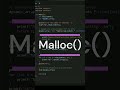 Malloc( ) dynamic memory allocation in c programming #trend
