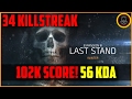 The Division - 102k Score Last Stand PVP 56 KDA 34 Killstreak